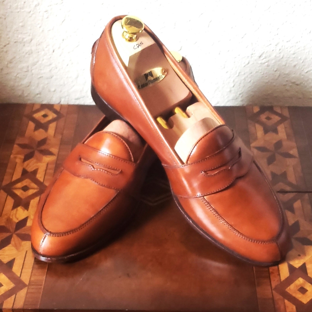 POLO by Ralph Lauren 10D Cognac loafers